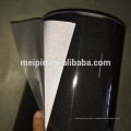 Vinilo transparente negro reflectante, logotipo de transferencia de calor negro reflectante